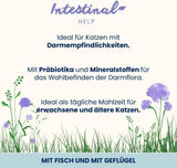 Almo Nature Functional - Darmhulp - Natvoer voor volwassen katten met gevoelige darmen - met vis en gevogelte - ondersteunt het microbioom - 70g (pak van 6)