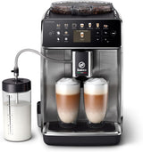 Saeco GranAroma automatisch espressoapparaat - 14 koffiespecialiteiten, intuïtief kleurendisplay, 4 gebruikersprofielen, keramische molen, 1500 watt (SM6580/10)