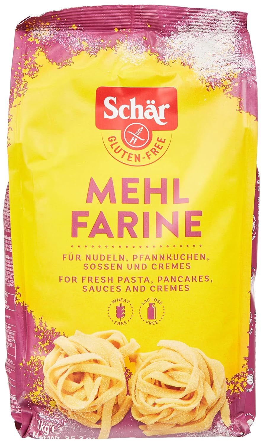Mehl "Farine" - Basimehlmischung Glutenvrij 1Kg, 10Er Pack Mengsel voor bakken en koken Naty Shop Standaardtitel