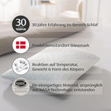 TEMPUR Comfort Air Medium slaapkussen, ademend kussen voor elke slaappositie, OEKO-TEX MADE in GREEN, gemiddelde stevigheid, 40 X 80 Cm Naty Shop standaard kussens