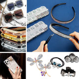 ANGNYA 4000 Stück Strasssteine ​​​​Nägel Nail Art Strasssteine ​​​​Dekorationen Nagelsteine ​​​​Für Nail Art Zubehör en Klare Kristall Strasssteine ​​​​Handwerk Mit Pick up Pinzette en Strass Picker Dotting Pen…