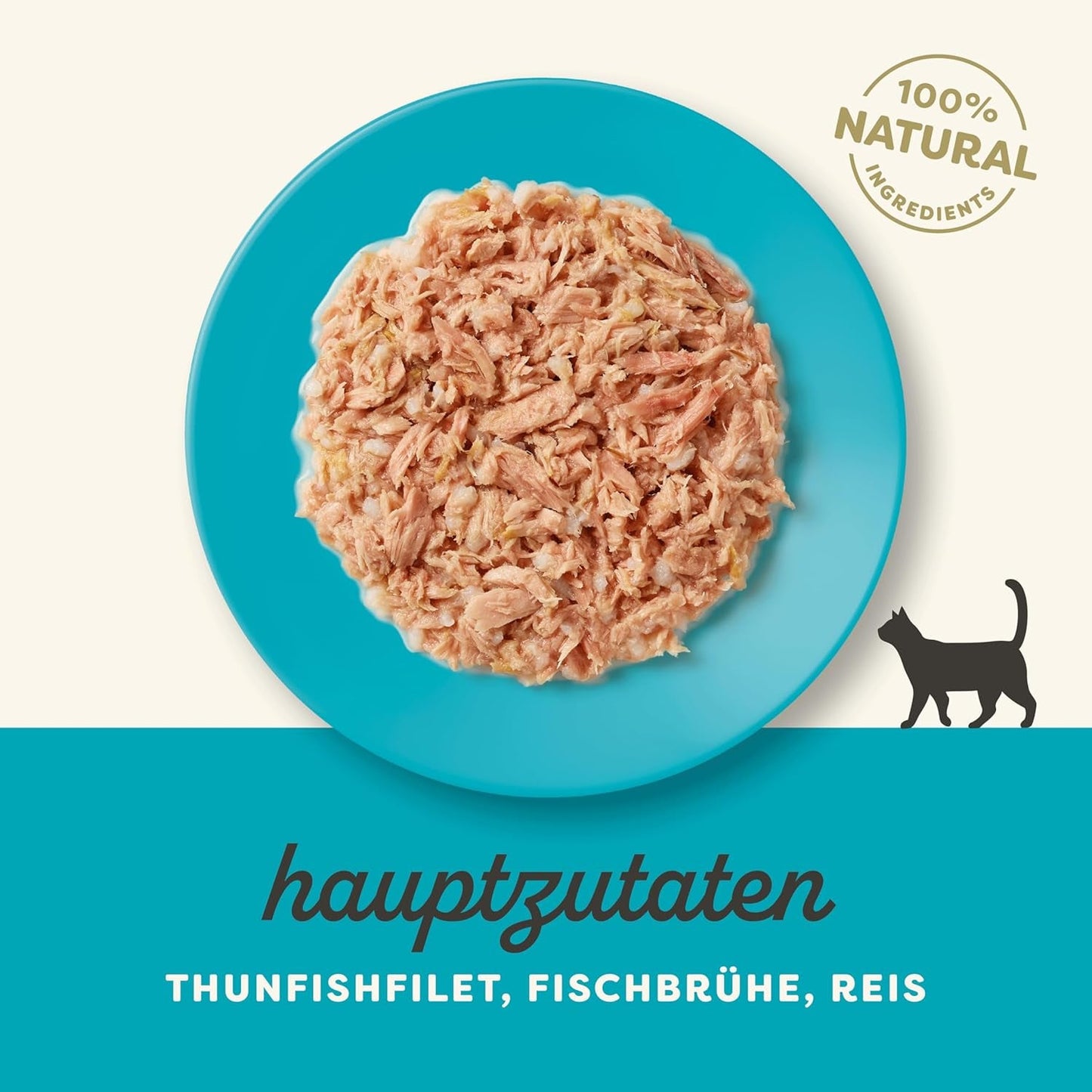 Applaws 100% natuurlijk natvoer voor katten Tonijnfilets in bouillon - Verpakking van 12 zakjes van 70 g