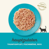Applaws 100% natuurlijk natvoer voor katten Tonijnfilets in bouillon - Verpakking van 12 zakjes van 70 g