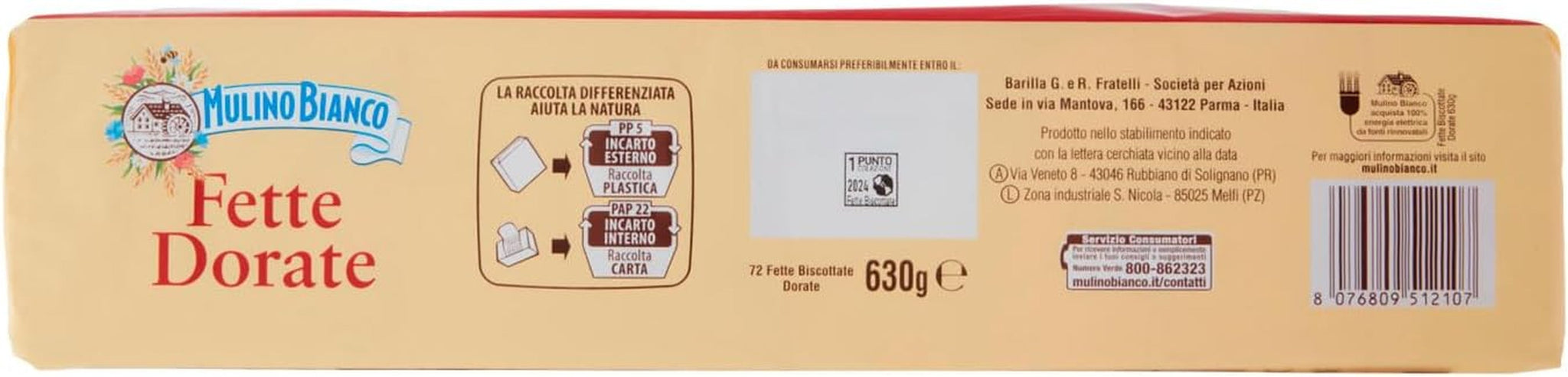 , Vet Biscottate Golden - 630 gr
