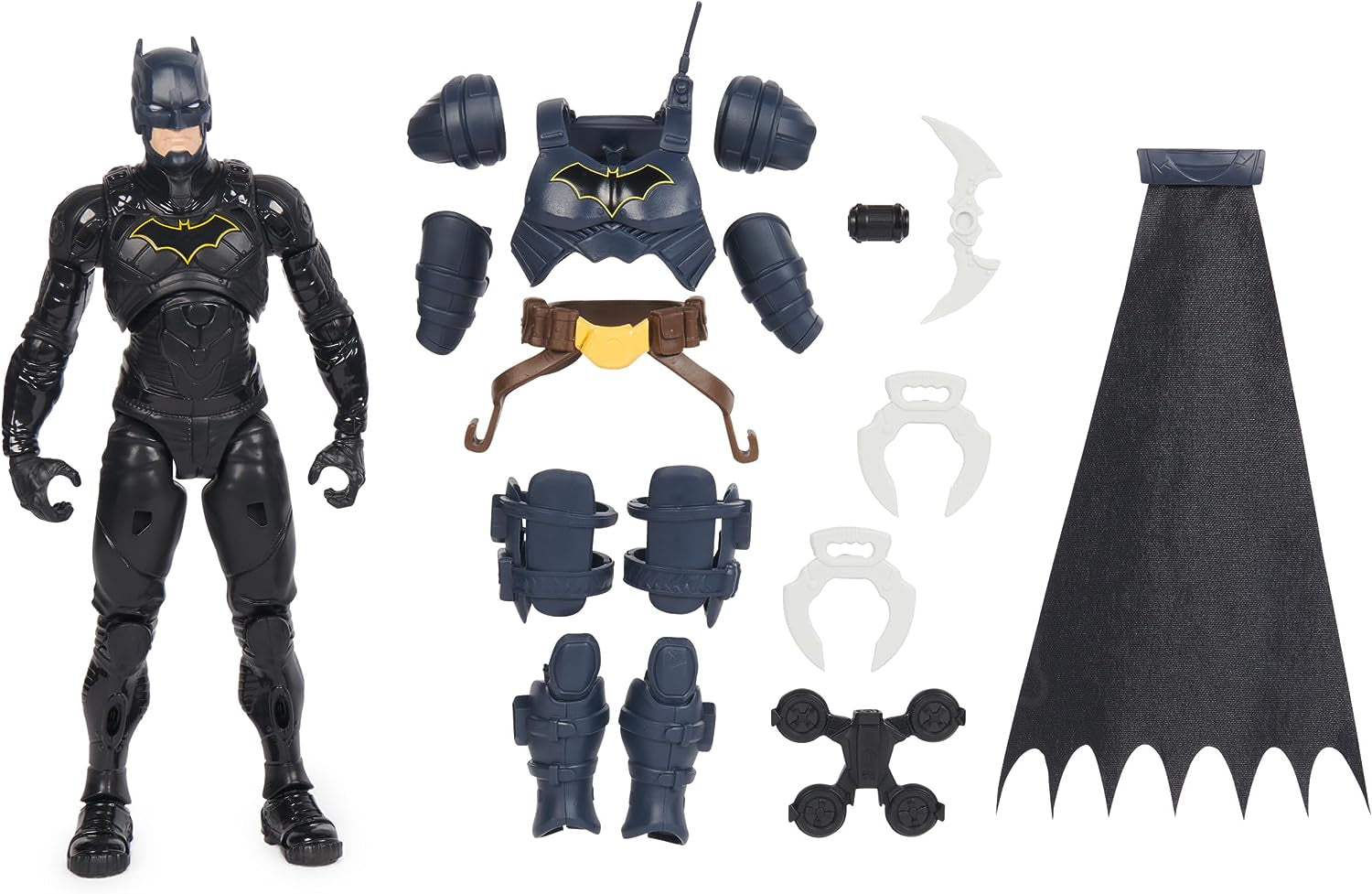 DC Batman Adventures actiefiguur, 30 cm - Met 16 uitrustingsstukken en volledig beweegbaar voor spannende avonturen en actievolle stunts, speelgoed voor kinderen vanaf 3 jaar Actiefiguren Naty Shop