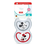 NUK Perfect Match luchtfopspenen voor baby's | 6-18 maanden | Orthodontische fopspenen die de luchtcirculatie bevorderen en huiduitslag door speeksel voorkomen | 95% acceptatie door baby's** | Disney Minnie Mouse | Pak van 2