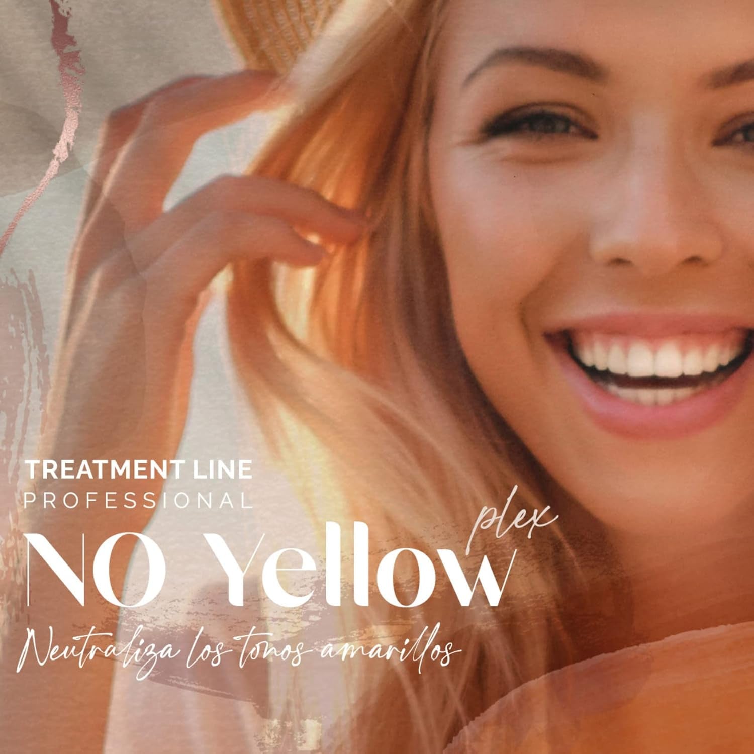 VEGAIROA - No Yellow Plex Mask - Neutraliserend masker voor gele en oranje tinten - Hydraterende verzorging - Violet pigment - Professioneel veganistisch haarproduct - 1000 g Naty Shop haarmasker