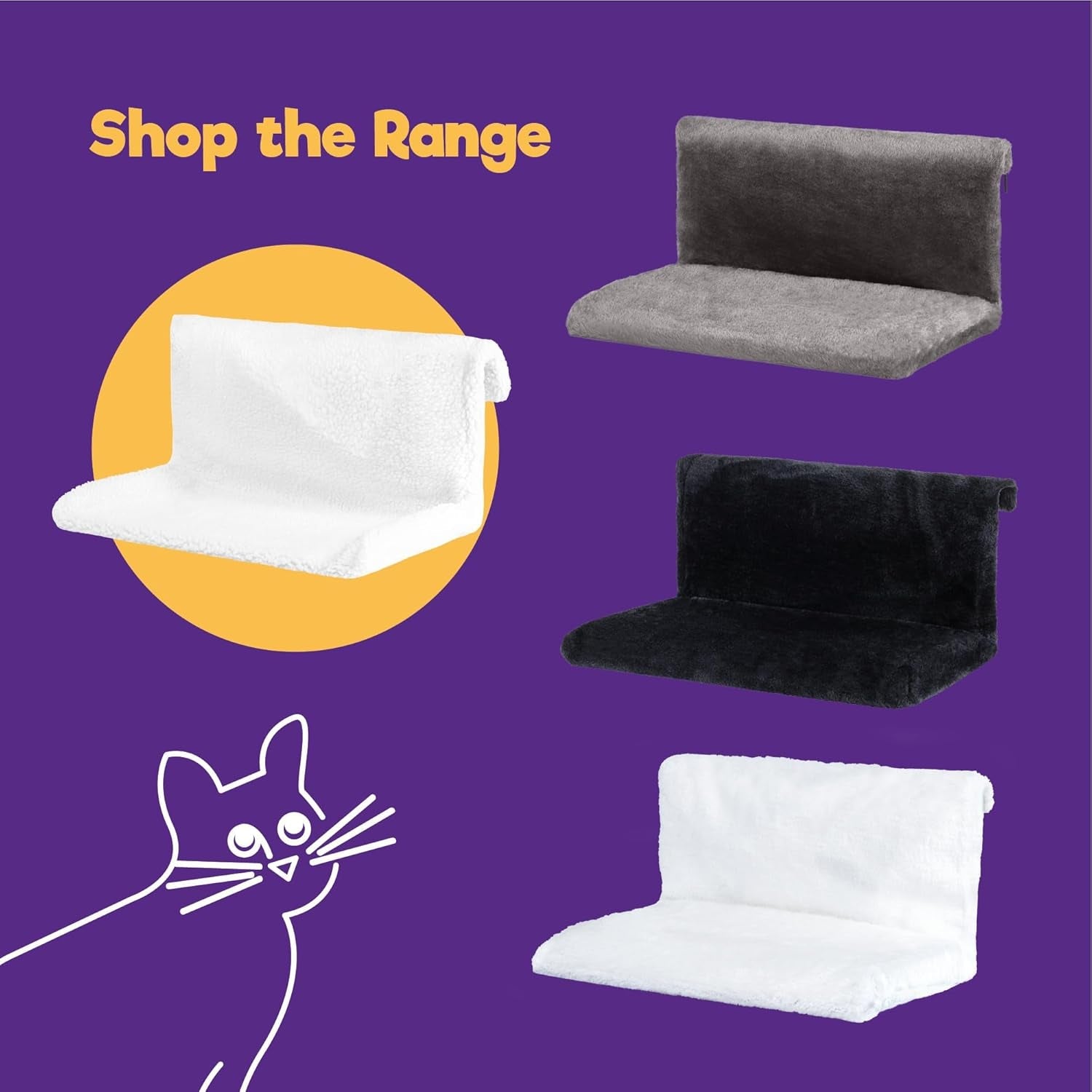 Bedden en banken, dekens en meubels, huisdieren, katten, kattenbedden, katten - bedden, matrassen
