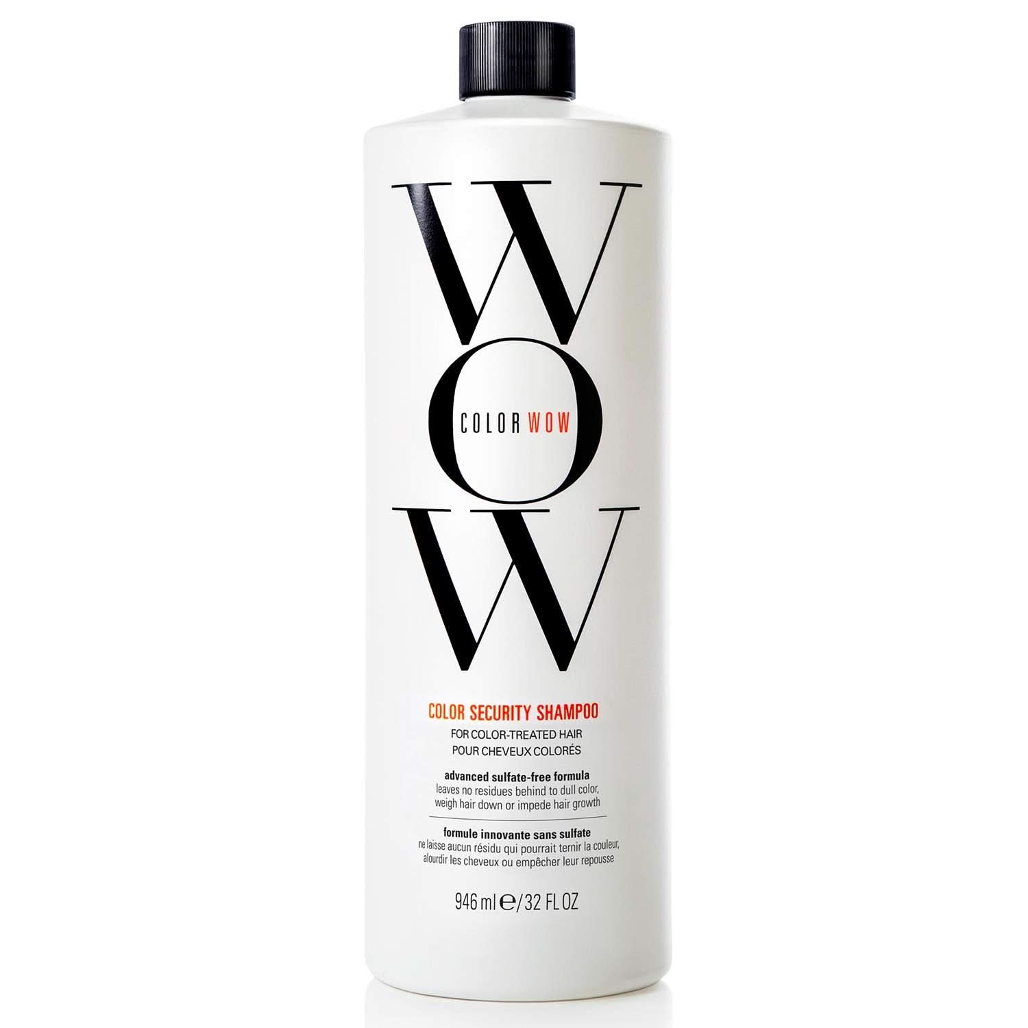 Wow Color Shampoo Siliconen- en sulfaatvrije kleurverzorgingsshampoo voor gekleurd haar 250ml Naty Shop Douche en Bad 946ml