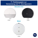 Toiletpapier Tork Jumbo Wit T1, Advanced, 2 lagen, 6 × 380 M, 472118