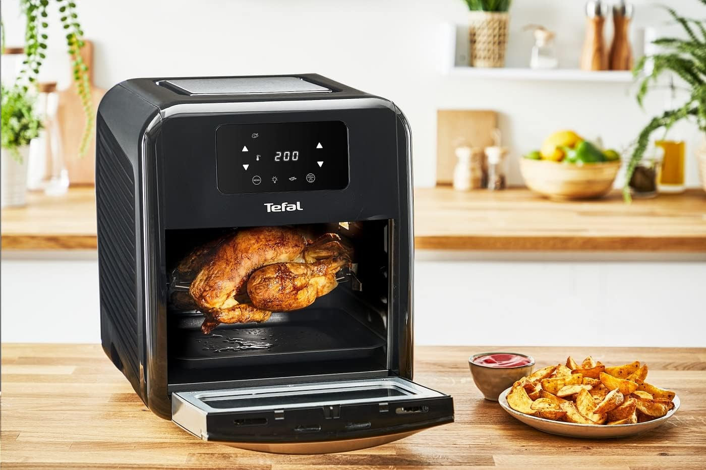 Tefal Easy Fry Oven & Grill 9-in-1 heteluchtfriteuse, 11 l Voor 6 porties, 7 accessoires, 8 programma's, recepten online Apparaten Naty Shop