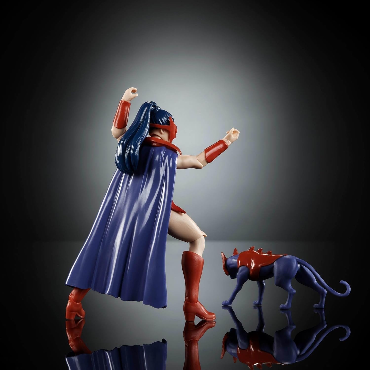 Masters of the Universe Origins actiefiguur Catra uit de cartooncollectie, ca. 14 cm hoge tv-serie uit de jaren 80 Heroine Princess of Power Gedetailleerd ontwerp en kattenaccessoire JBM84 Actiefiguren Naty Shop