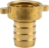 Gardena messing slangfitting, 2-delig: hoogwaardige messing fitting, 26,5 mm (G 3/4") schroefdraad, voor 1/2" (13 mm) slangen (7140-20)