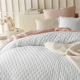 Molly Elegante sprei in wit 220 X 240 Cm Veelzijdige sprei als sprei of banksprei Gooi deken voor bed en bank Dekenstijl Ideaal als sprei Bedden en dekens Besuche den ROOM99-Store