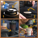 Handpresso - Handkoffie Auto 21000 | 12V auto-espressomachine - 12 volt espressomachine voor auto's | Senseo Pad espressomachine voor auto's - 12V reis-espressomachine | 12 Volt espressomachine voor campers