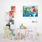 Lisciani - DISNEY Puzzel Ariël - Speel de scènes uit je favoriete dozen na en kleur ze in - vanaf 7 jaar - GROTE PUZZEL met 250 stukjes - Bevordert de behendigheid Puzzel Naty Shop
