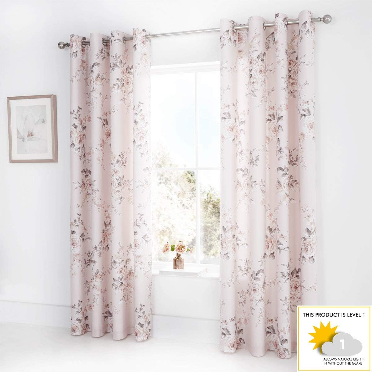 Catherine Lansfield Canterbury sprei, onderhoudsvriendelijk, Blush, sprei - 220X230Cm Bedden en dekens Catherine Lansfield