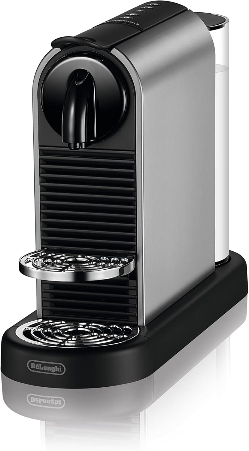 Nespresso EN167.W Citiz capsule-espressomachine, hogedrukpomp en ideale temperatuurregeling, zonder Aeroccino (melkopschuimer), energiebesparende functie, 1260 W, crèmewit, 37,4 x 11,9 x 25,5 cm