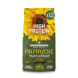 PASTASOLE, Penne Rigate met Hartweizengrieß aus 100% italienische Anbau und Sonnenblumenkernmehl - 500g - Hoog eiwit, laag koolhydraat, Hoger ballaststoffgehalt