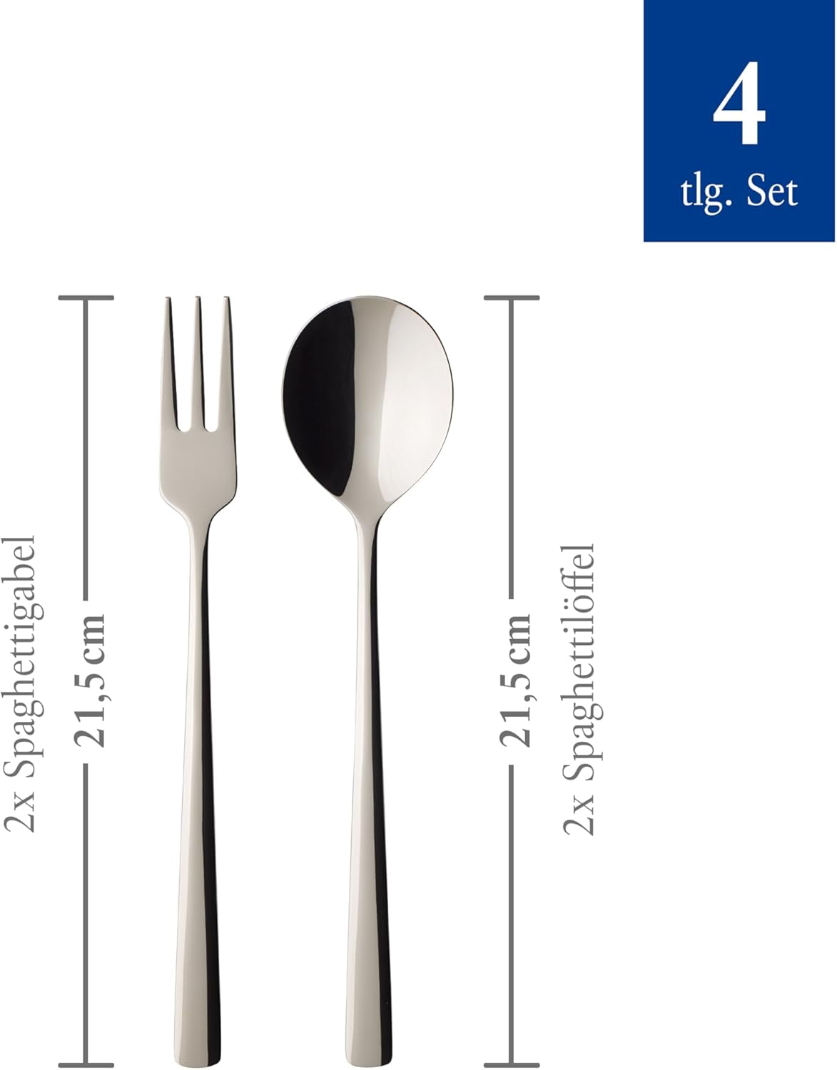 Villeroy & Boch - Daily Line Specials Spaghettibestekset 4-delig Keuken Naty Shop