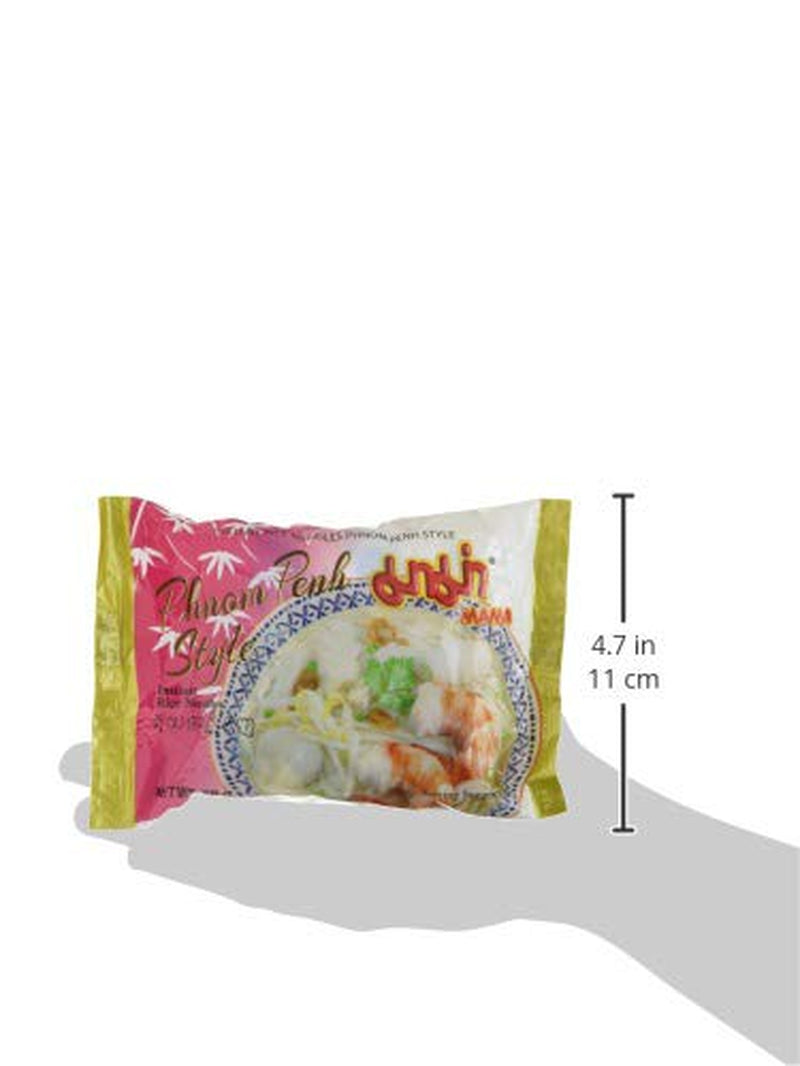 MAMA Phnom Phenh Instant Rijstnoedels - Oosterse Instant Rijstnoedels - Authentieke Thaise keuken - 12 x 70g