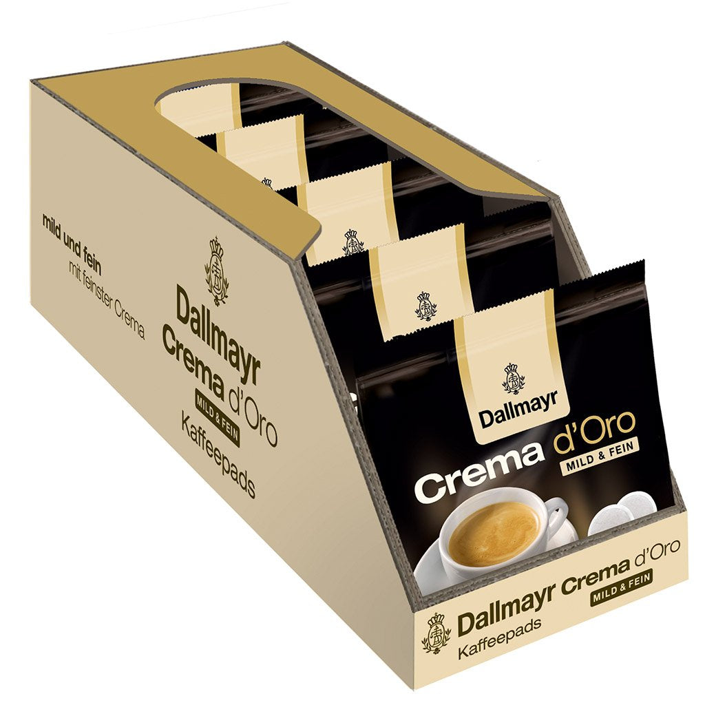 Crema d'Oro milde en fijne pads (16 koffiepads) (verpakking met 4)