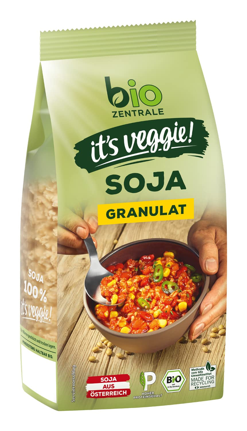 Biozentrale Bulgur in bakje met groenten en gember | 200 g perfect voor een snelle afhaalmaaltijd | bron van veganistisch eiwit | gemakkelijk te bereiden