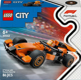 LEGO City F1 Racer met McLaren racewagen - Formule 1 speelgoedmodel met racewagen en minifiguur - klein cadeautje voor jongens en meisjes vanaf 6 jaar of motorsportfans 60442 Bouwsets Besuche den LEGO-Store