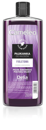 Cameleo - Roze Water Roze Haar Tonic Geen gele tint Semi-permanente haarkleuring - Voor blond en grijs haar - Kleur en verzorging - Vrij van parabenen | 200 ml Naty Shop Haarverf Nieuwe Versie - Violet 200 Ml (1 pakje)