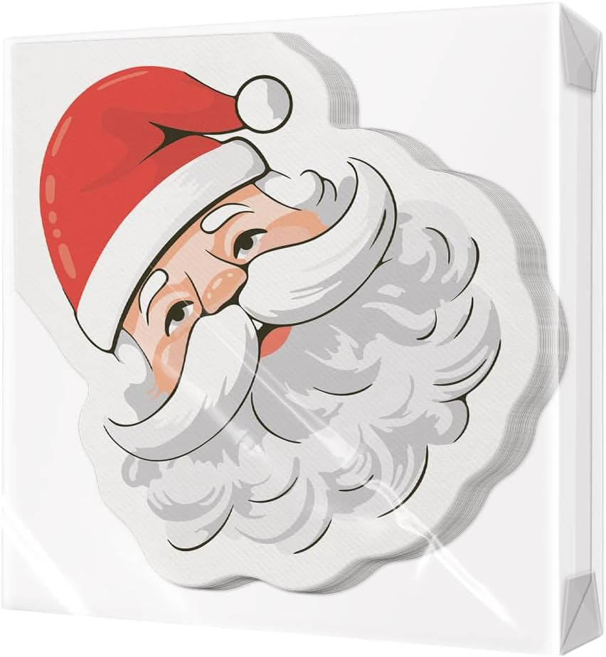 PAW - Airlaid servetten (40 x 40 cm) I 50 stuks I Perfect voor Kerstmis, winter en feestdagen I Kerstavond tafeldecoraties I Airlaid stofachtige servetten Wintertakken I Wintertakken