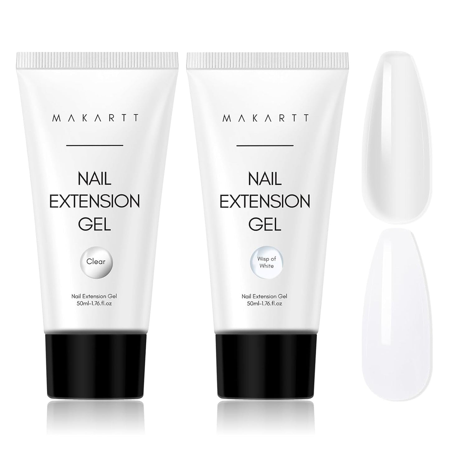 Makartt Poly nagelverlengingsgel - acrylverlengingsgel, nagelversterkende gel, nageldecoratie, 50ml (paars)