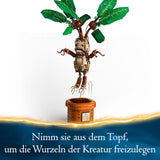 LEGO Harry Potter Toverdrankplant: Alruin, speelgoedpotplant, magisch cadeau voor meisjes, jongens en alle fans, fantasierijke kinderspeelset, woondecoratie 76433 Bouwsets Besuche den LEGO-Store