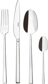 Sambonet 52562-N2 Rock RVS - Bestekset monobloc RVS 18/10 Keuken Naty Shop Set 6 personen - 24 delig