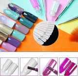 Nageldisplay, 40 stokjes kunstnagellak, capsules, praktische waaier, nail art