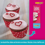 Decocino Red Sugar Lettering - Voedselkleuring Lettering - Praktische tube voor het etiketteren van fondant en glazuur - Bakdecoraties voor taarten, cakes en cupcakes! (Pack van 2)