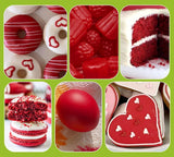 Vloeibare kleurstof, rood fluwelen kleurstofset voor het bakken van taarten, bitterkoekjes, koekjes, kleurstof voor taartdecoratie, vloeistof voor het kleuren van drankjes (70 g x 3)