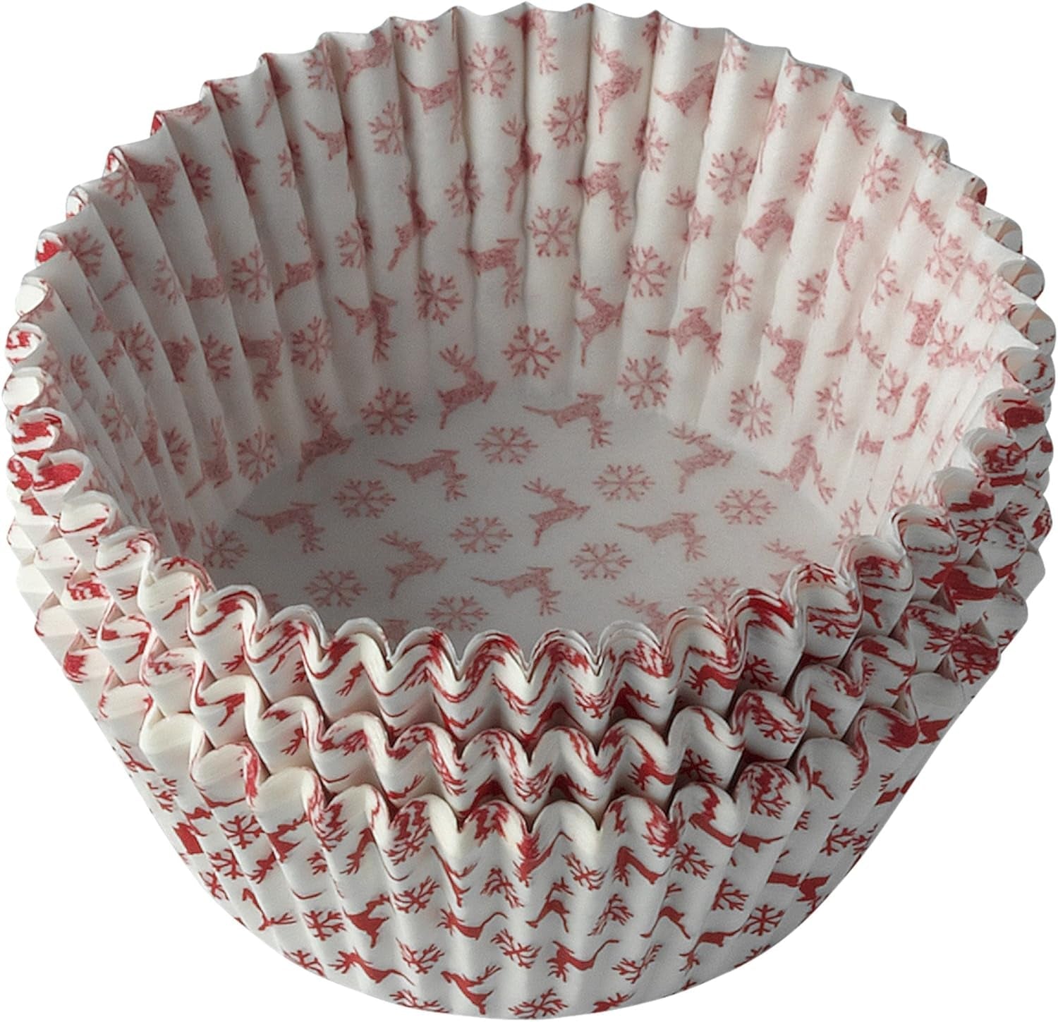 Originele Kaiser Inspiration Muffinform-Set 2-Teilig, Muffinblech Mit Xmas Papierbackförmchen Für 12 Muffins, 38 X 27 Cm, Cupcake Vorm Antihaftbeschichte, Schwarz Vormen en bakplaten Naty Shop