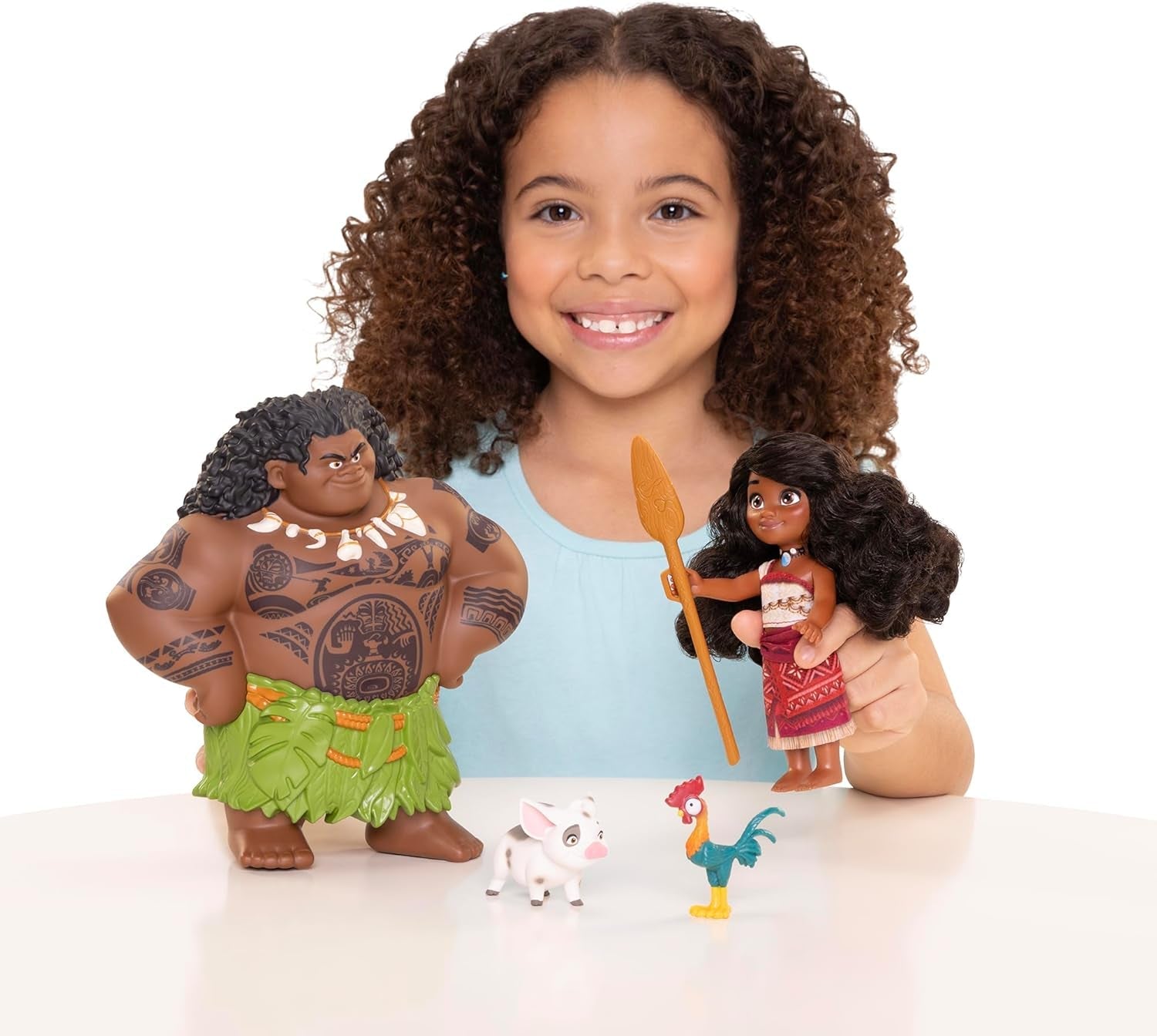 Cadeauset Moana 2 Vaiana en Maui 15cm