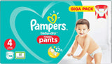 Luiers Pampers 81657566 Baby-Dry broek, wit