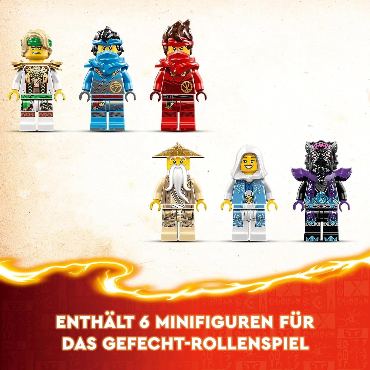 LEGO NINJAGO Dragon Stone Tempel Drakenspeelgoed met 6 Ninja-figuren, grote set om te bouwen, spelen en tentoon te stellen, verjaardagscadeau voor jongens en meisjes 13+ 71819 Bouwsets Besuche in LEGO-Store
