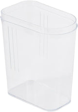 keeper schenkdoos voor droge voorraden, traploos verstelbaar doseerdeksel, kunststof, 500 ml, 8 x 4,5 x 15 cm, Paola, wit Voedselbewaardozen Naty Shop