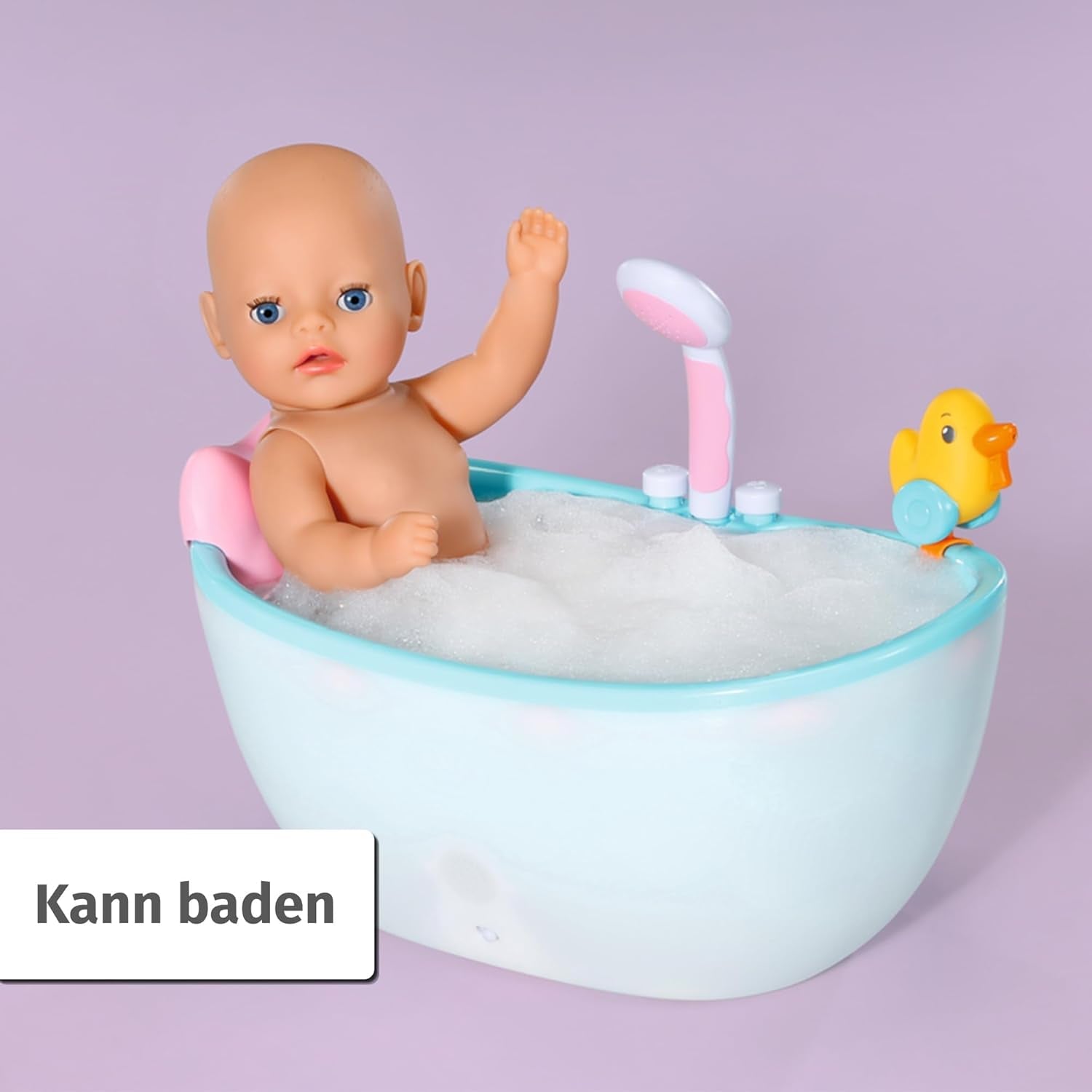 BABY Born Lena (klein babymeisje) 36 cm, pop met 7 functies voor kinderen vanaf 1 jaar, werkt zonder batterij, grote pop 36 cm Poppen Naty Shop
