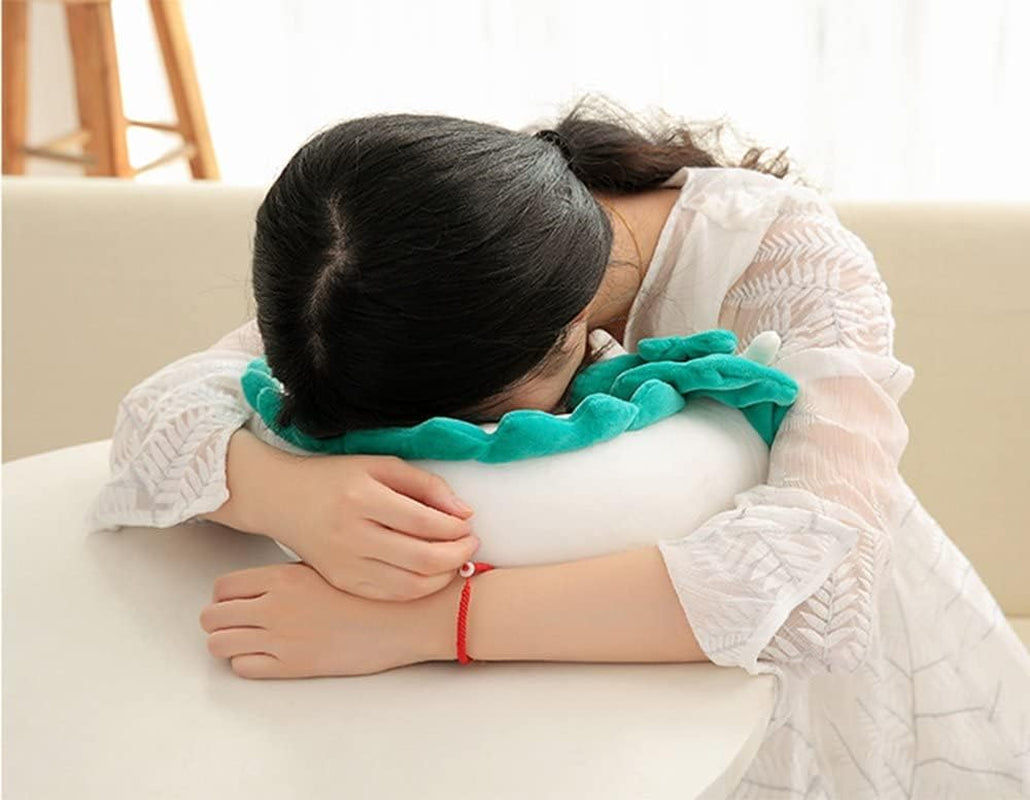 Lieve kleine witte draak Chihiro nekkussen Japanse animatie Cervicale orthopedische kussens Naty Shop