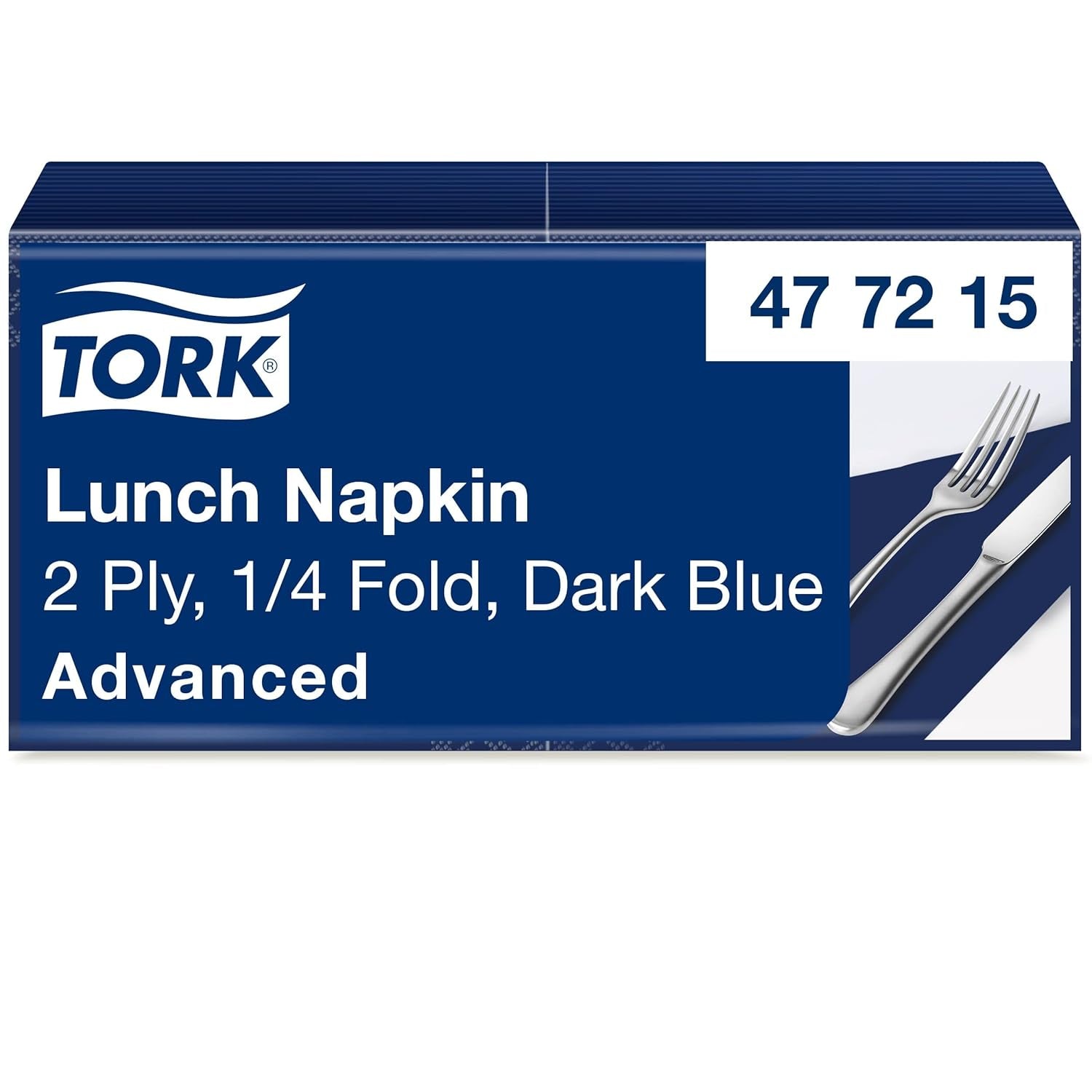 Tork 477840 Lime lunchservetten / 2-laags servetten voor kleine maaltijden of snacks / geavanceerde kwaliteit / 10 X 200 (2000) papieren servetten / 32,6 X 33 cm (L X B) / 1/4 vouw
