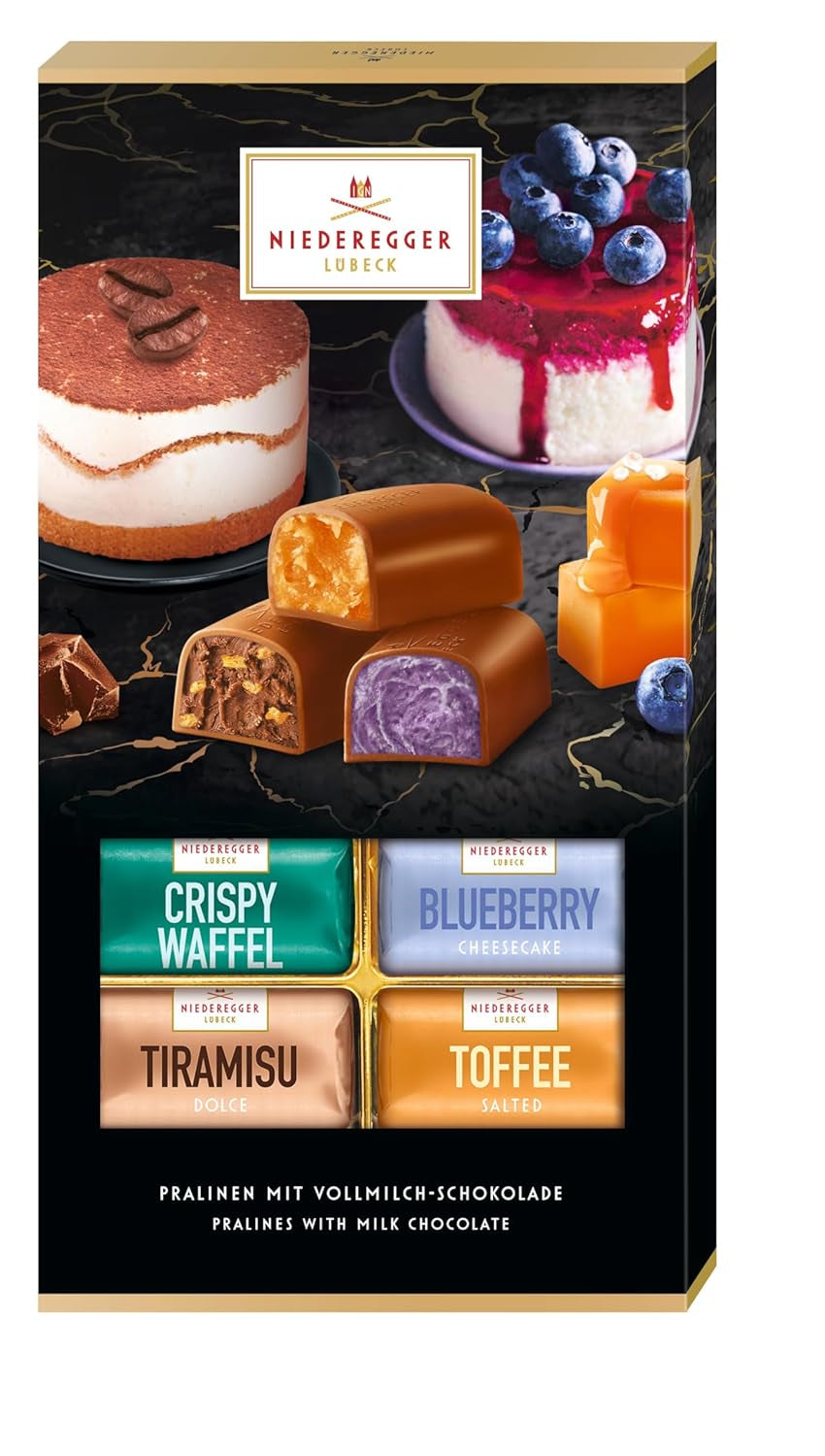 Niederegger chocolade assortiment 200g