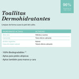 Suavinex Baby Natte Doekjes 60 Stuks Geschikt voor Atopische Huid 96% Natuurlijke Ingrediënten