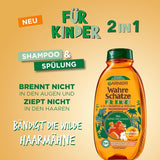Garnier Shampoo voor kinderen, voor gevoelig haar en gemakkelijk doorkambaar, met abrikozen- en katoenbloemen Garnier Douche en bad