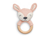 Jollein 101-001-67008 Natuurrubber Bijtring Teddybeer Koekje