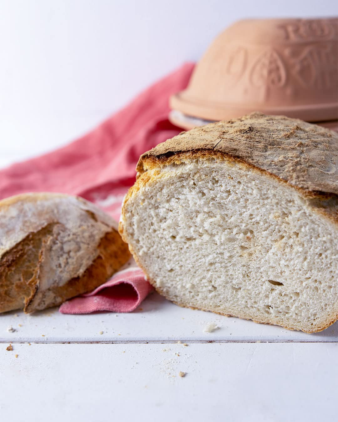 RUF Lievito Madre Sauerteig, Milder Weizen-Sauerteig, Mutterteig, Kurze Teigruhe Durch Enthaltene Trockenhefe, Lievito Madre Getrocknet Für Brot, Baguette, Focaccia, 3X35G Mengsel voor bakken en koken Naty Shop