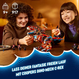LEGO Dreamzzz 2-in-1 Coopers Dino-Mech C-Rex speelgoed Pterodactyl T.Rex actiefiguur voor jongens en meisjes Creatief speelgoedavonturenset Cadeau voor kinderen vanaf 9 jaar 71484 Bouwsets Beuche in LEGO-Store